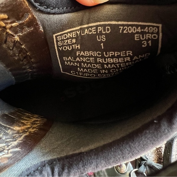 Bogs Sidney Lace Plaid Bog Red Black Boots Size 1 - Picture 16 of 17